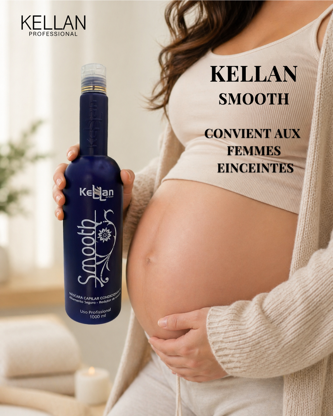 KELLAN SMOOTH - Proteíne brésilien pour lissage des cheveux SANS FORMOL